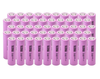 GREEN CELL 50x Battery cells 18650 Li-Ion INR1865026E 3.6V 2600mAh