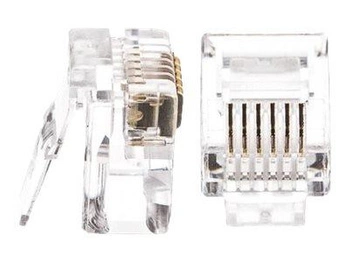 NETRACK 105-60 Netrack wtyk RJ12 telefoniczny 6p6c (100sztuk)