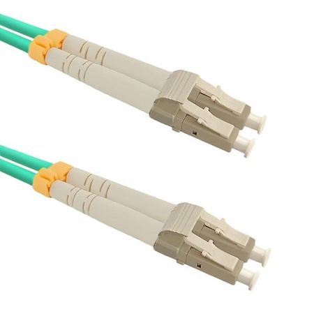 Patchcord światłowodowy LC/UPC-LC/UPC | MM | 50/125 | OM3 | 15m