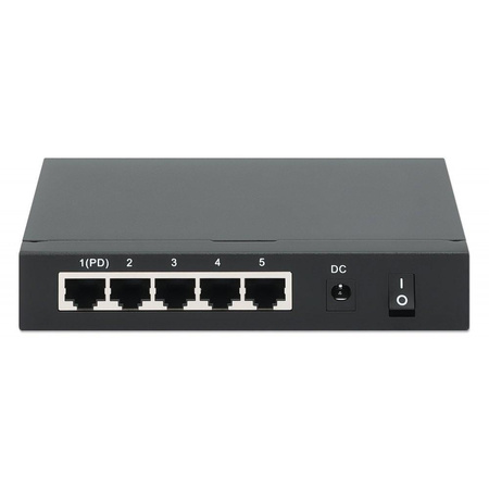 Switch Gigabit 5x10/100/1000 RJ45 PoE+ 1XPD 4xPSE 68W