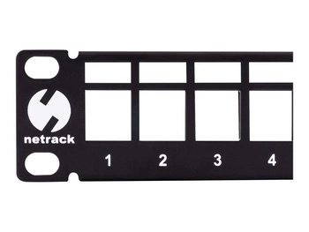 NETRACK 104-20 Netrack patch panel keystone 19 24-porty, UTP