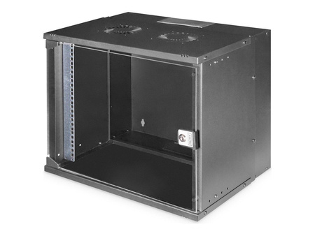 DIGITUS 19inch 9U wall mounting cabinet SOHO PRO 460 x 540 x 400mm black