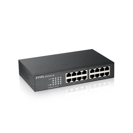 Przełącznik niezarządzalny GS1100-16-EU0103F 16x Gigabit Unmanaged Switch                  GS1100-16-EU0103F 