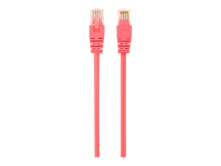 GEMBIRD patchcord RJ45 osłonka zalewana kat 5e UTP 3m różowy