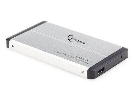 GEMBIRD EE2-U3S-2-S Gembird obudowa USB 3.0 na dysk HDD/SSD 2.5 SATA, aluminiowa, srebrna