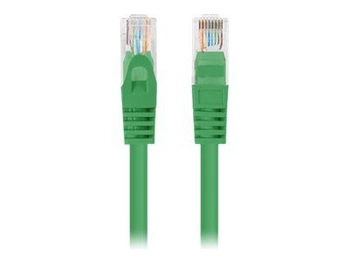 LANBERG Patchcord Cat.6 UTP 3m green 10-pack