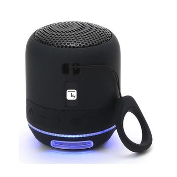 Głośnik Techly Bluetooth 5W TWS LED/MP3/MicroSD Czarny