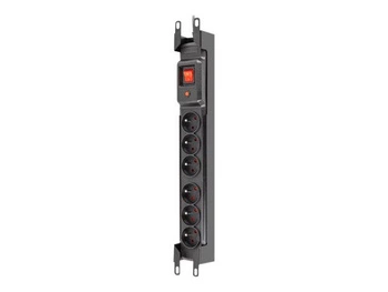 ARMAC Listwa zasilajaca M6 rack 19inch 6x 230V IEC 3m czarna