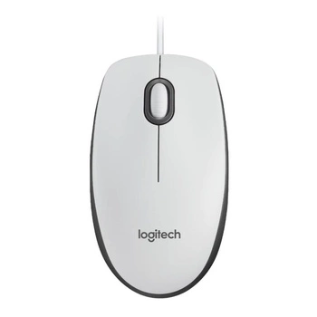 Mysz przewodowa Logitech M100 optyczna biała