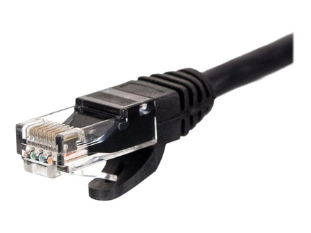 NETRACK BZPAT0P56K Netrack patchcord RJ45, osłonka zalewana, kat. 6 UTP, 0.5m czarny