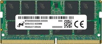 Micron SO-DIMM ECC DDR4 16GB 1Rx8 3200MHz PC4-25600 MTA9ASF2G72HZ-3G2R