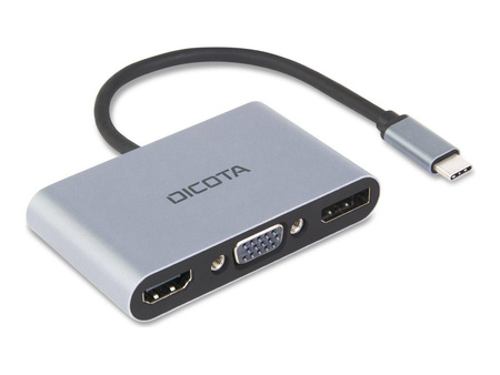 DICOTA USB-C Portable 5-in-1 Docking Station 4K HDMI/DP PD 100W