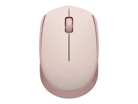 LOGITECH M171 Mouse right and left-handed optical 3 buttons wireless 2.4 GHz USB wireless receiver pink