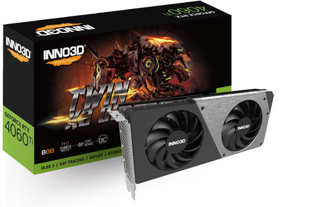 Karta graficzna INNO3D GeForce RTX 4060 Ti TWIN X2 OC 8GB GDDR6 DLSS 3