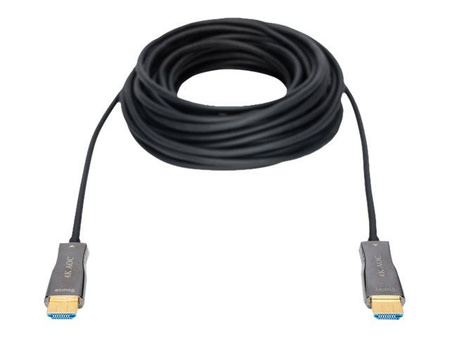 ASSMANN Connection Cable HDMI Hybrid Fiber Optic Premium HighSpeed Ethernet AOC 4K 60Hz UHD Type HDMI A/HDMI A M/M 30m