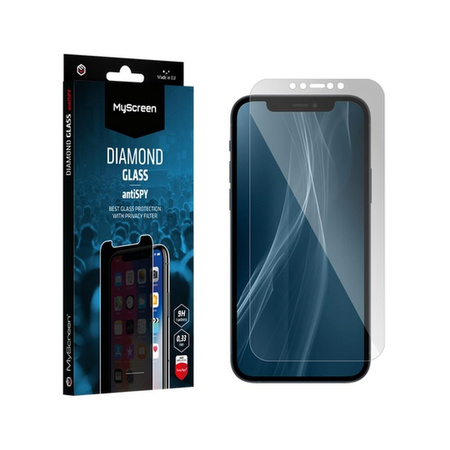 Szklo hartowane AntiSPY prywatyzujące Diamond Glass iPhone 15   Plus 6,7 