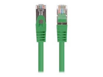 LANBERG Patchcord Cat.6 FTP 0.25m green 10-pack