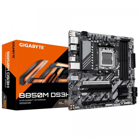 GIGABYTE B850M DS3H AM5 MB 4xDDR5 4xSATA 2xM.2