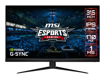 MSI G321Q 31.5inch UHD WQHDx 300cd/m2 170Hz 1ms HDMIx2 DP