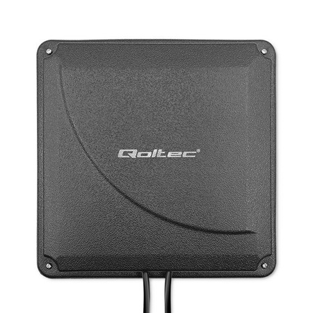 Antena 4G LTE DUAL Qoltec MIMO booster | 35dBi | 50W | 2xSMA męski