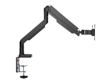 DIGITUS DA-90394 Single Gas Spring Monitor Clamp Mount 17-32inch 9 kg max. black