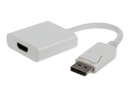 GEMBIRD A-DPM-HDMIF-002-W Gembird adapter Displayport(M) -> HDMI(F) (24+5) 10cm