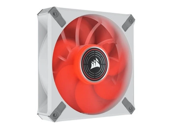 CORSAIR ML120 LED ELITE WHITE 120mm Magnetic Levitation Red LED Fan with AirGuide Single Pack