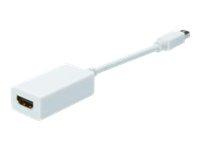 ASSMANN DisplayPort adapter cable mini DP - HDMI type A M/F 0.15m DP 1.1a compatible CE wh