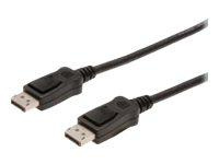 ASM AK-340100-150-S ASSMANN Kabel połączeniowy DisplayPort1.1a z zatrzaskami Typ DP/DPM/M czarny 15m