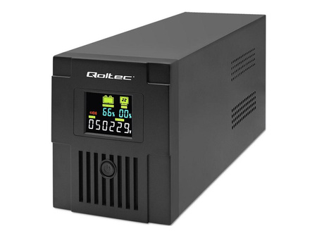 QOLTEC 53770 Zasilacz awaryjny UPS Line Interactive Monolith 1500VA 900W LCD USB