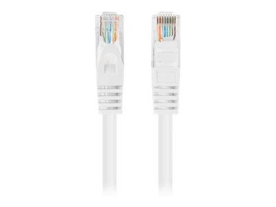 LANBERG Patchcord Cat.5e UTP 0.25m white 10-pack