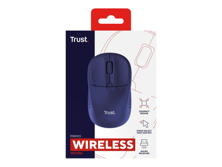 TRUST PRIMO WIRELESS MOUSE MATT BLUE