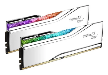 G.SKILL TRIDENT Z5 ROYAL RGB DDR5 2X48GB 6400MHZ CL32 XMP3 SILVER F5-6400J3239F48GX2-TR5S