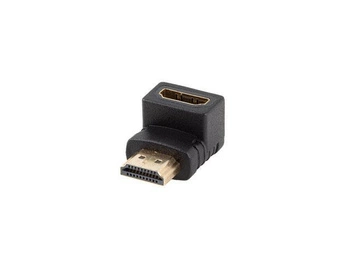 Adapter Lanberg HDMI(M) -> HDMI(F) 4K kątowy dół czarny