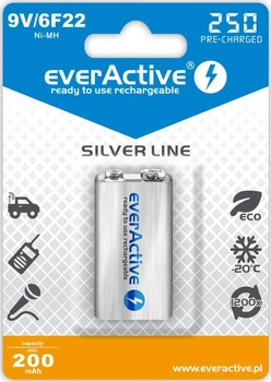 Zestaw akumulatorków everActive EVHRL22-250 (250 mAh ; Ni-MH)