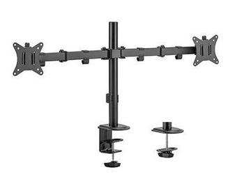 Ramię dla dwóch monitorów biurkowe  (regulowane), 17 cale- 32 cale, do 9kg