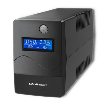 QOLTEC 53979 Zasilacz awaryjny UPS Monolith 850VA 480W LCD USB RJ45