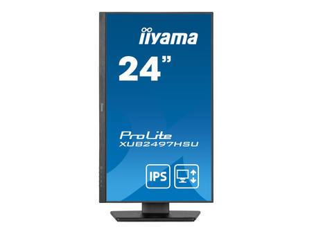 IIYAMA XUB2497HSU-B2 24inch IPS FHD 100Hz Adaptive Sync 300cd/m2 1ms HDMI DP 2xUSB 2.0 Speakers 15cm Height Adj. Stand (P)