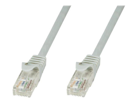 TECHLYPRO 307902 TechlyPro Kabel sieciowy patch cord RJ45 Cat5e UTP CCA 1,5m szary