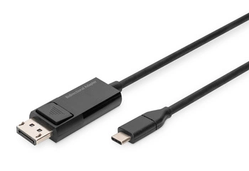 Kabel adapter DIGITUS 8K 30Hz USB Typ C/DisplayPort dwukierunkowy 2m