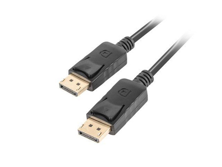 Kabel DisplayPort Lanberg M/M 0,5m 4K v1.2 czarny