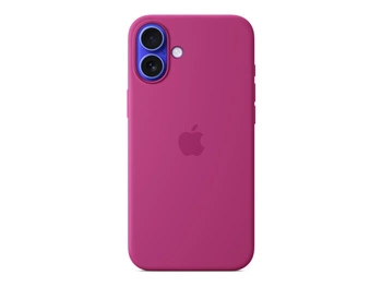 APPLE iPhone 16 Plus Silicone Case with MagSafe - Fuchsia