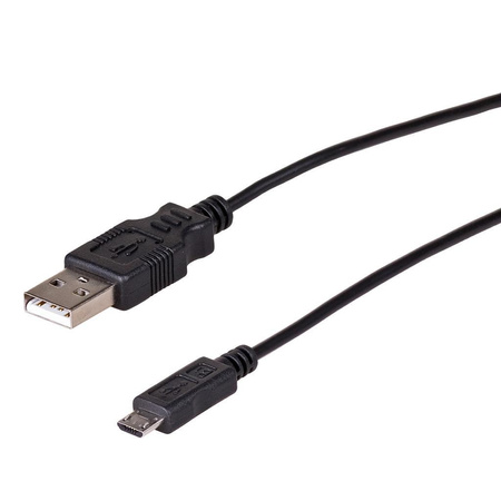 Kabel USB 2.0 Akyga AK-USB-05 USB A(M) - micro USB B(M) 0,6m czarny