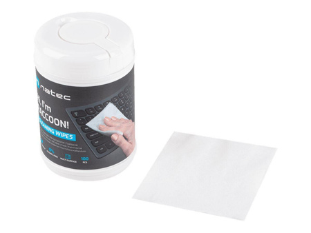 Chusteczki czyszczące Natec Raccoon cleaning wipes 100 szt