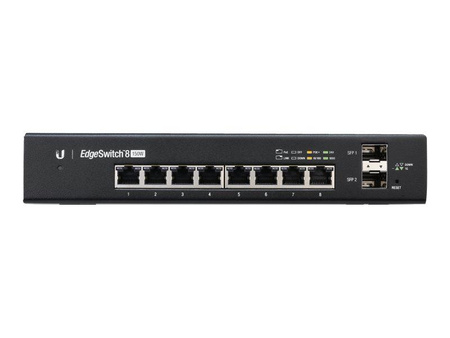 UBIQUITI ES-8-150W Ubiquiti ES-8-150W 8-port + 2xSFP Gigabit PoE switch 24V/48V 802.3af/802.3at