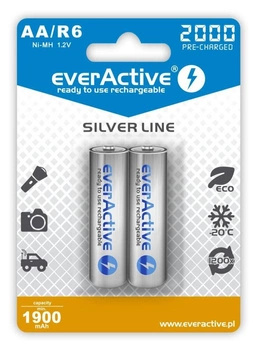 EVERACTIVE AKUMULATORKI AA 2000 MAH - 2 SZTUKI EVHRL6-2000