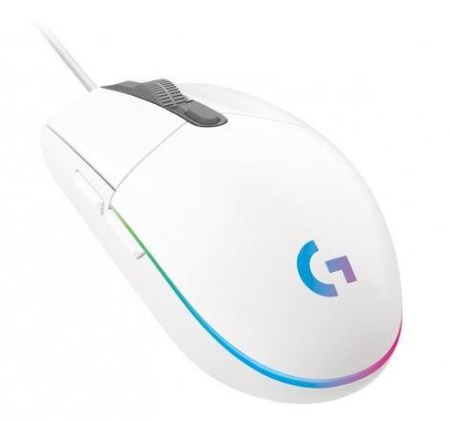 LOGITECH G102 LIGHTSYNC GAMING/MOUSE - WHITE - EER