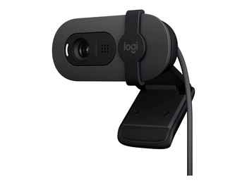 LOGITECH BRIO 100 Webcam colour 2 MP 1920 x 1080 720p 1080p audio wired USB