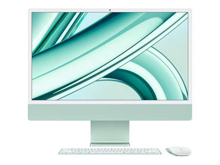 APPLE iMac 24inch with Retina 4.5K display: M3 chip with 8-core CPU and 8-core GPU 256GB SSD - Green