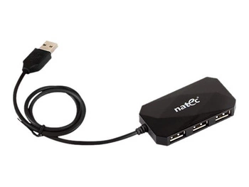 NATEC NHU-0647 Natec HUB USB 4-Port LOCUST USB 2.0, Czarny